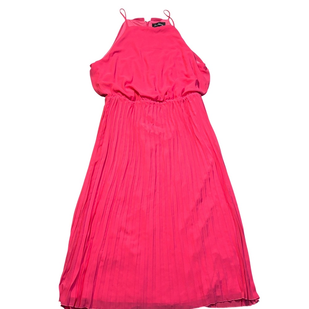 NWT Sam Edelman Pink Smock Pleated Dress Pretty Pink‎ Cocktail Party Bold Girly